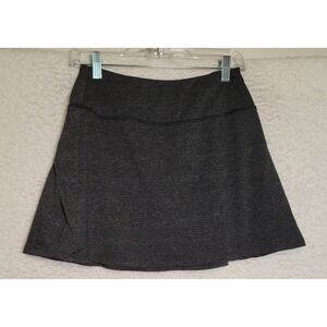 Fulbelle Womens Skort Size Small Black Back Zipper Pocket NEW NWT 1635